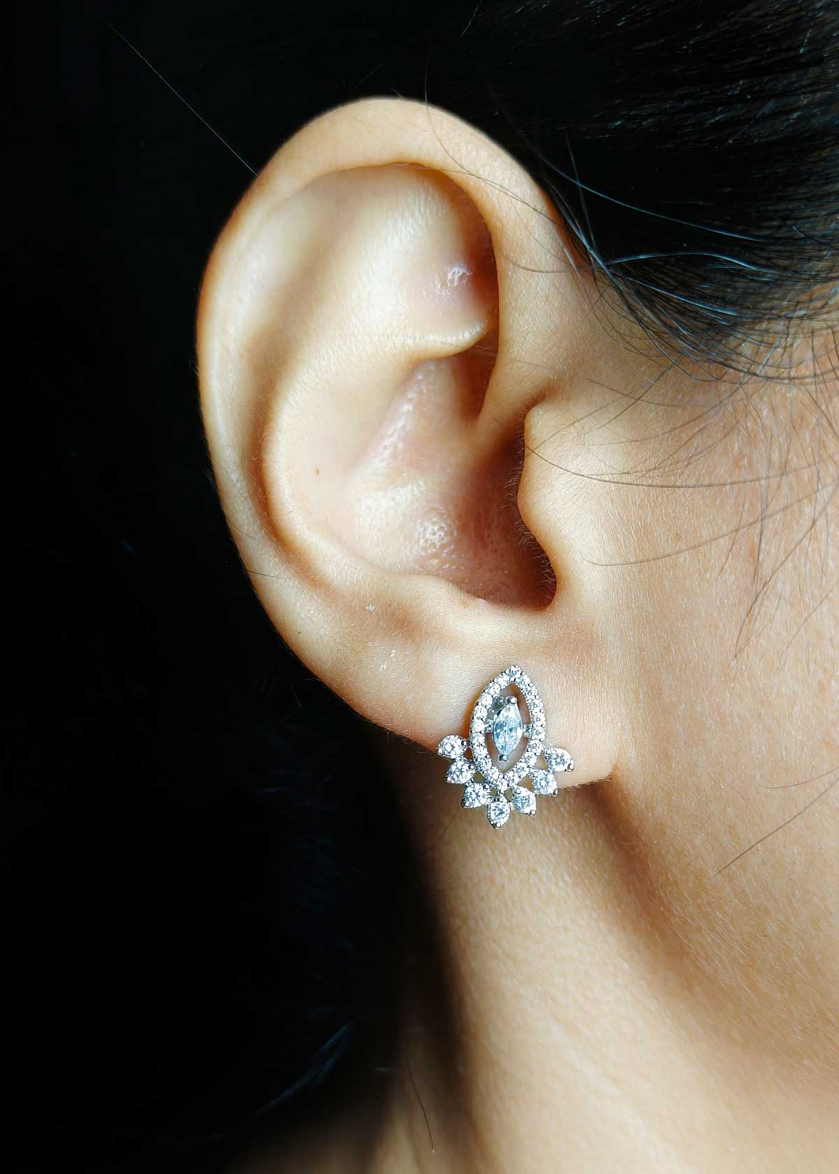 Elegant Cubic Zircon Mangalsutra Pendant Set