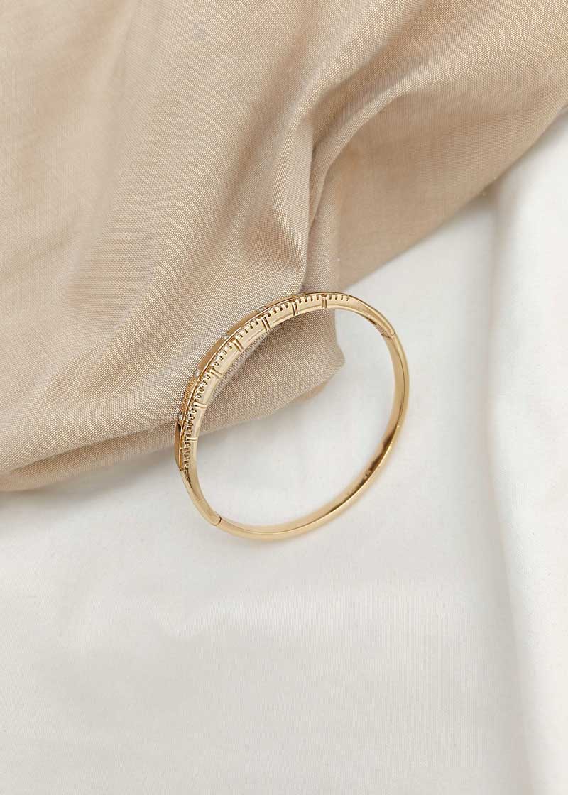 New Designer Premium Quality Rose Gold Plated Cubic Zircon Kada Bracelet