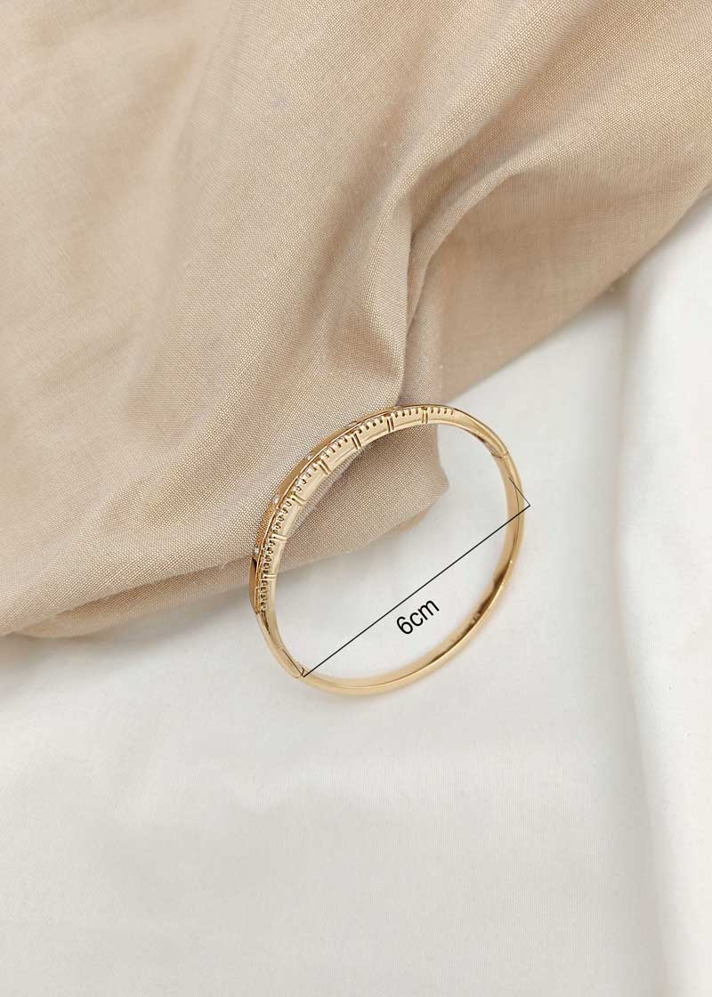 New Designer Premium Quality Rose Gold Plated Cubic Zircon Kada Bracelet