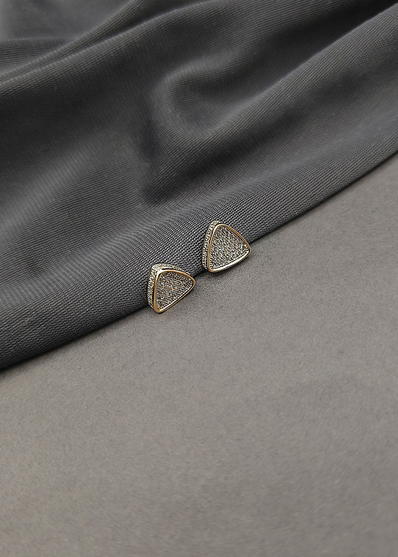 Women Gold-Silver Contemporary Studs Earrings
