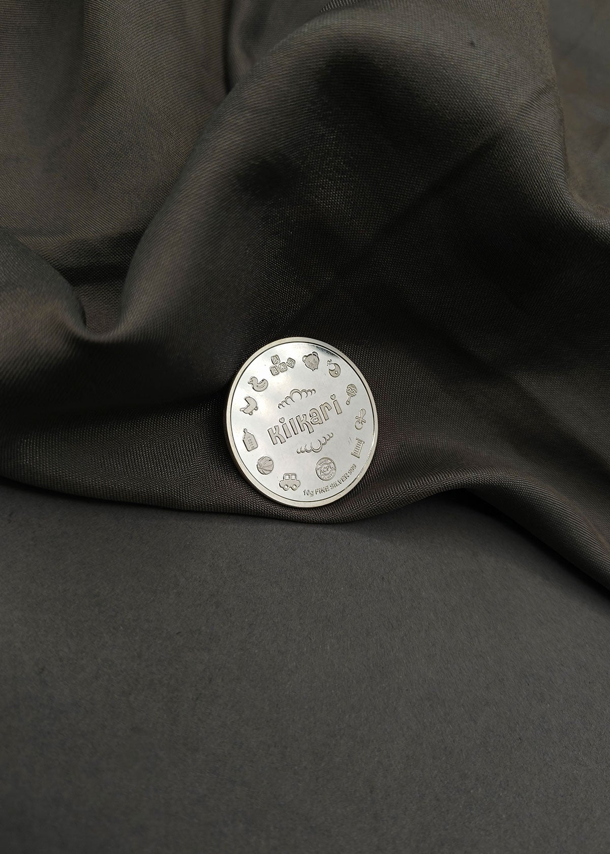 999 Pure Silver Coin – Baby On Lotus Design