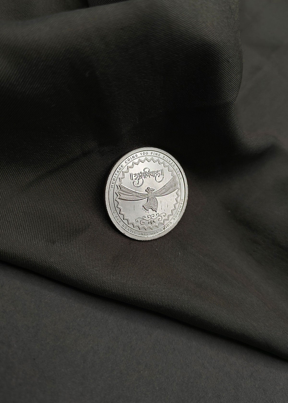 999 Pure Silver Shubh Vivaah Coin – Wedding Gift