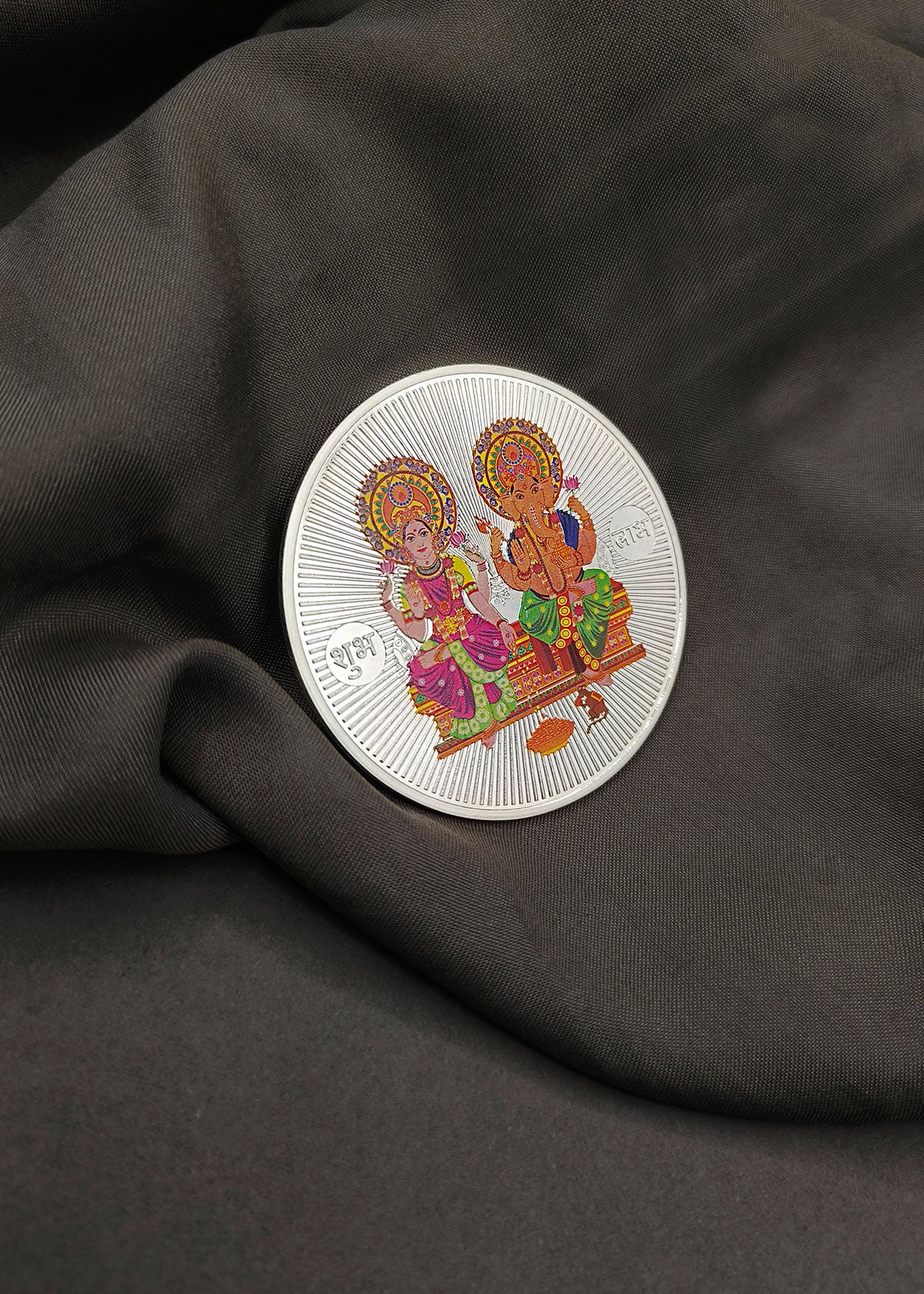 Lakshmi Ganesh 999 Pure Silver Coin