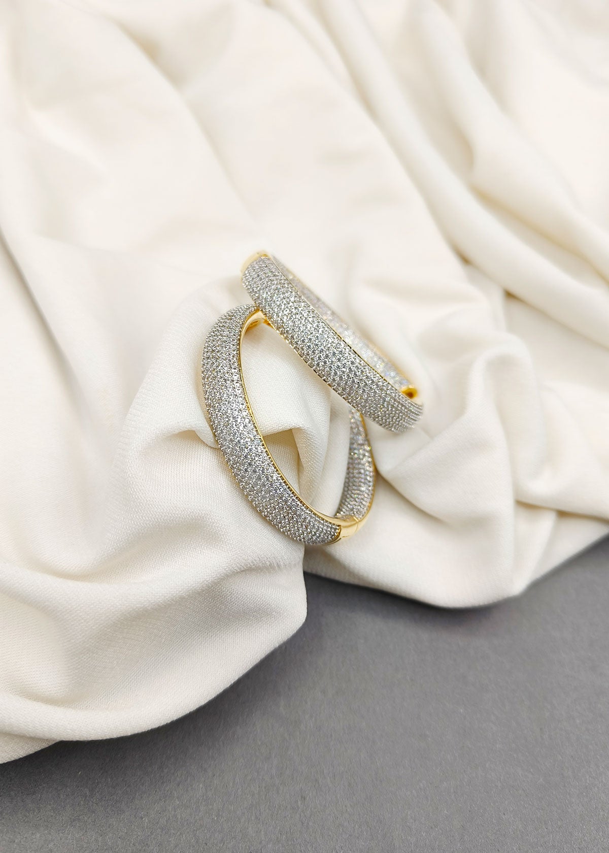 Dazzling Oversized Hoop Bali For Women