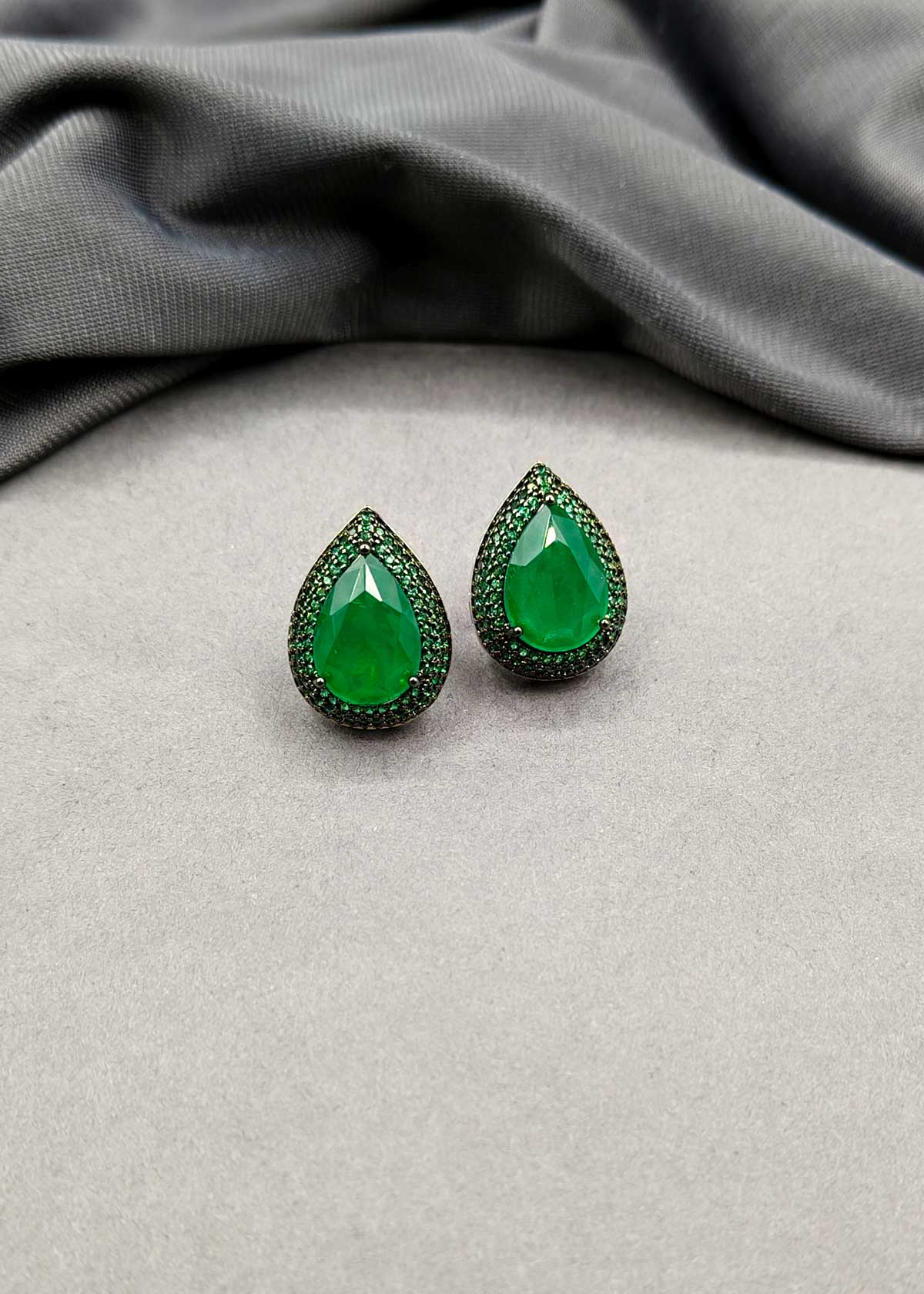Beautiful Teardrop Cubic Zircon Stud Earrings For Women
