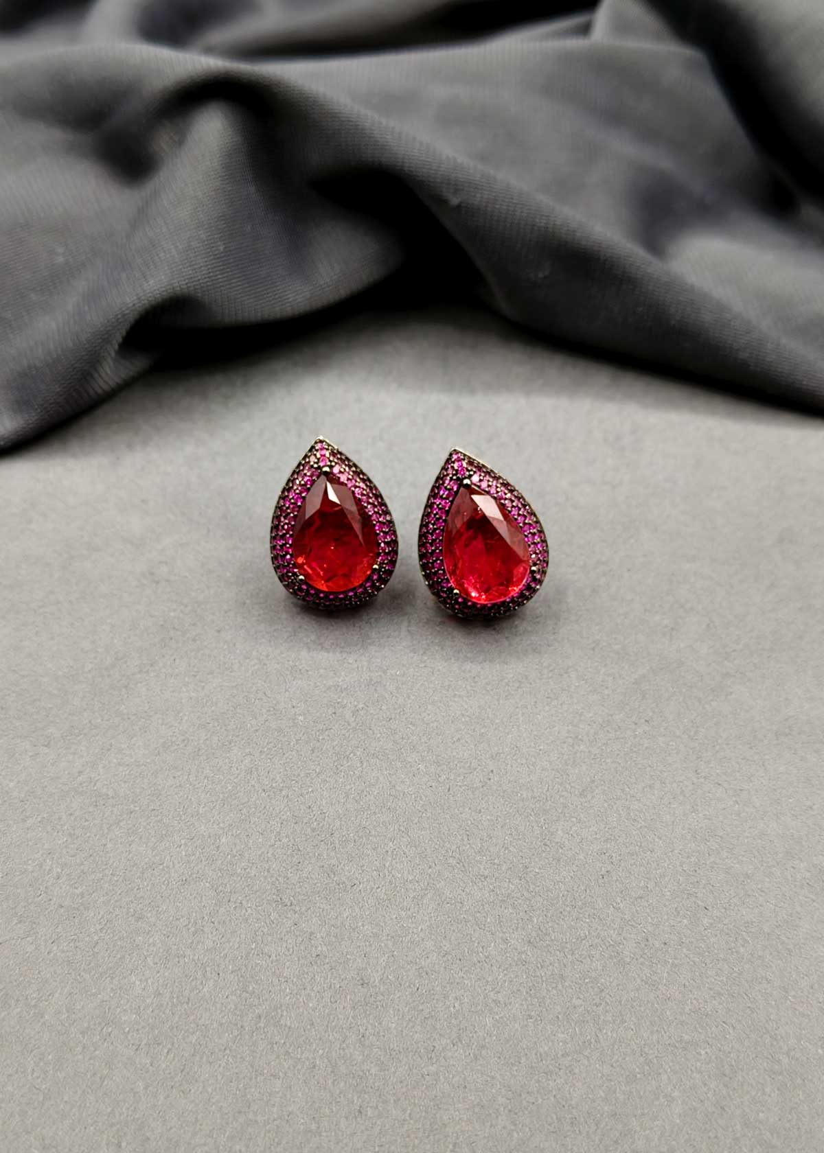 Beautiful Teardrop Cubic Zircon Stud Earrings For Women