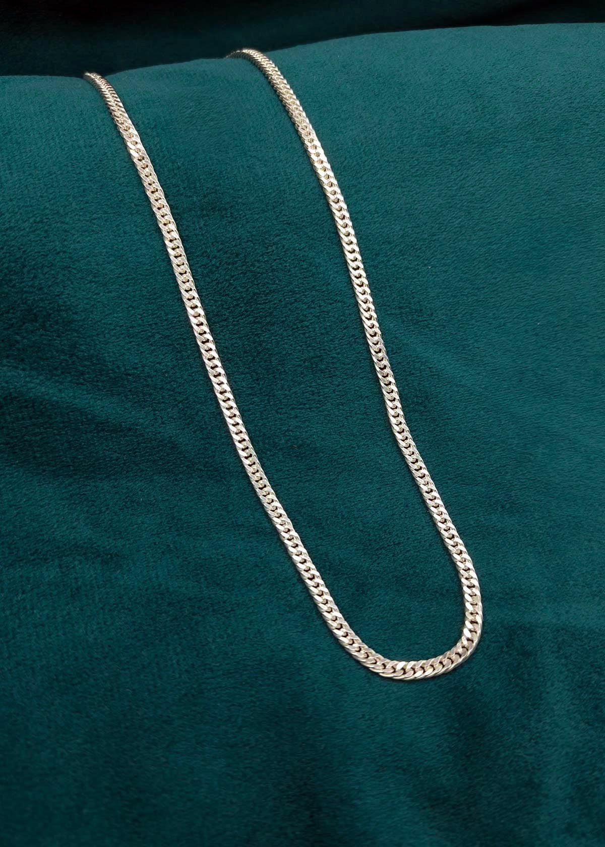 92.5 Sterling Silver Classic Curb Link Men's Chain