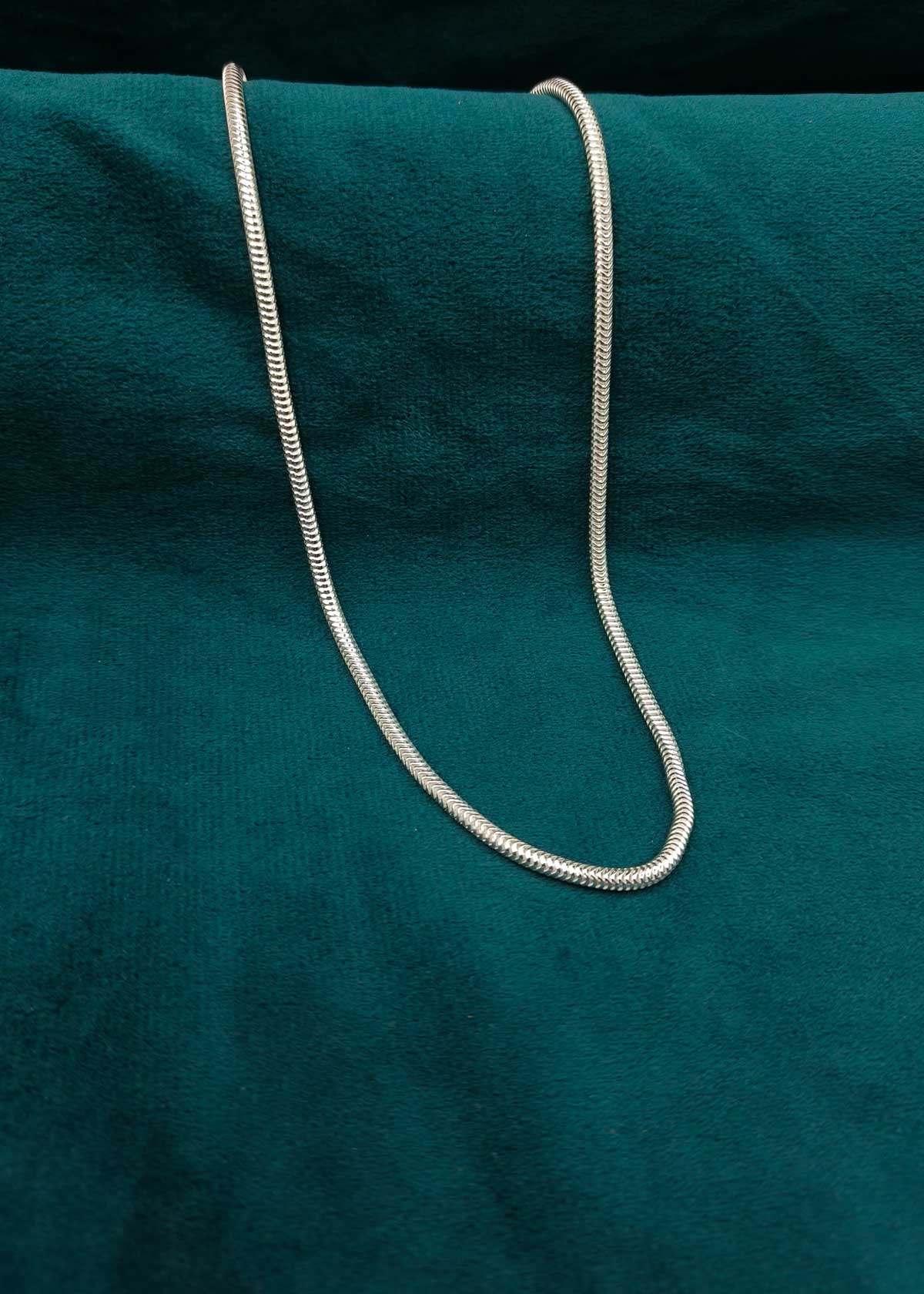 92.5 Sterling Silver Snake Link Men's Chain