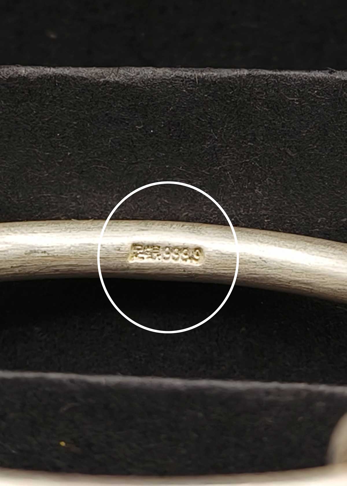 999.9 Sterling Silver Angel Engraved Adjustable Baby Kada