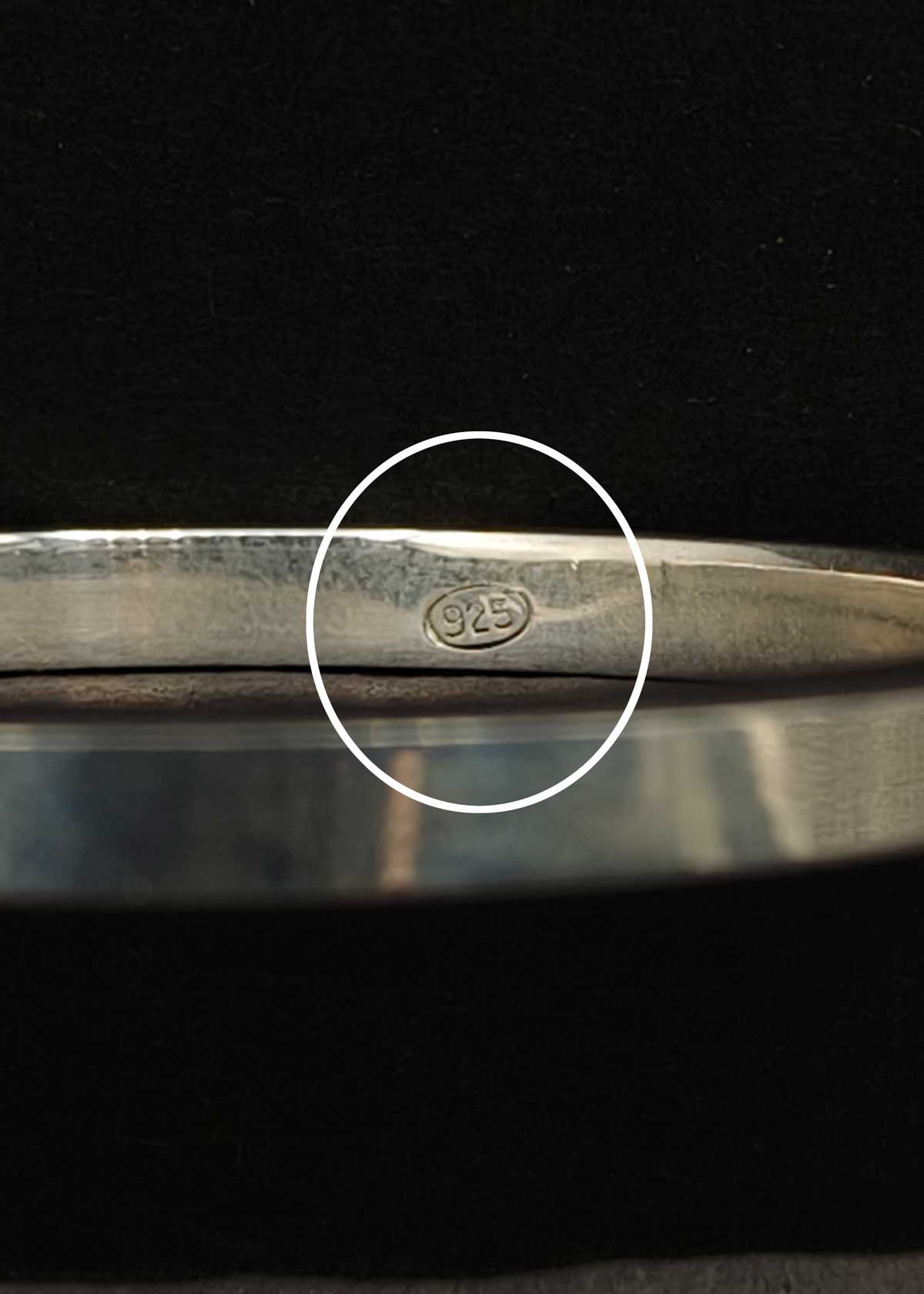 92.5 Sterling Silver Single Openable Baby Kada