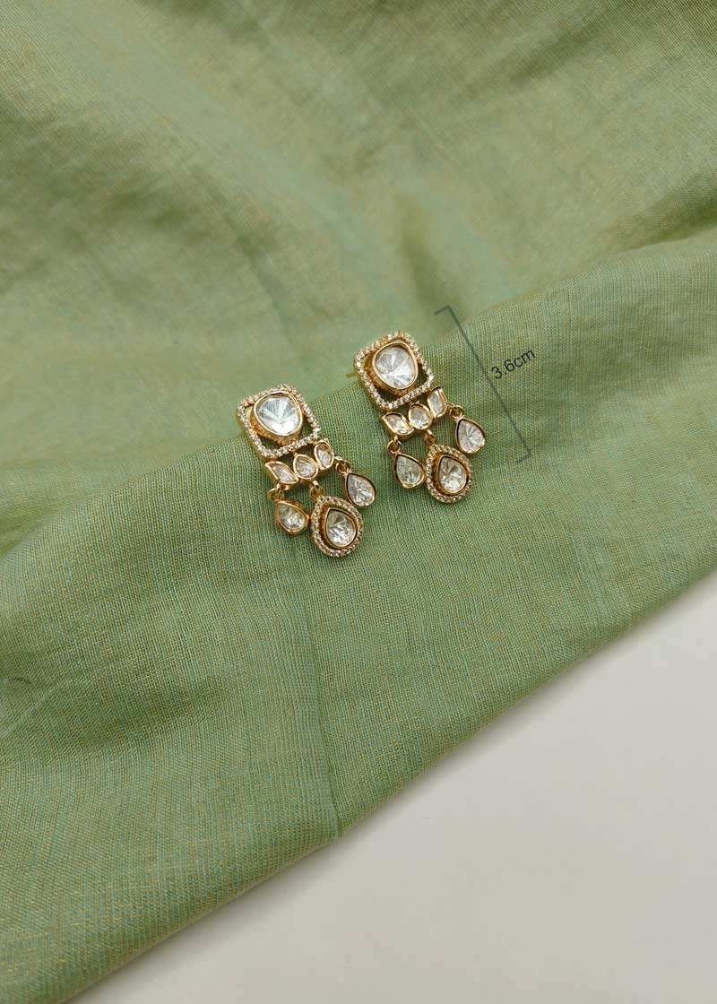 Stunning Multi Strand Pearl With Gold Plated Kundan And Cubic Zircon Choker Necklace Set