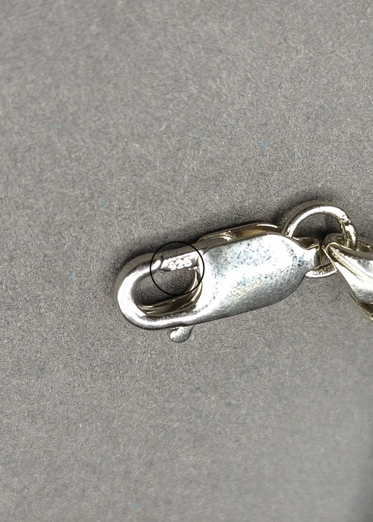 92.5 Sterling Silver Men's Carved Leaf Link Textured Loose Bracelet