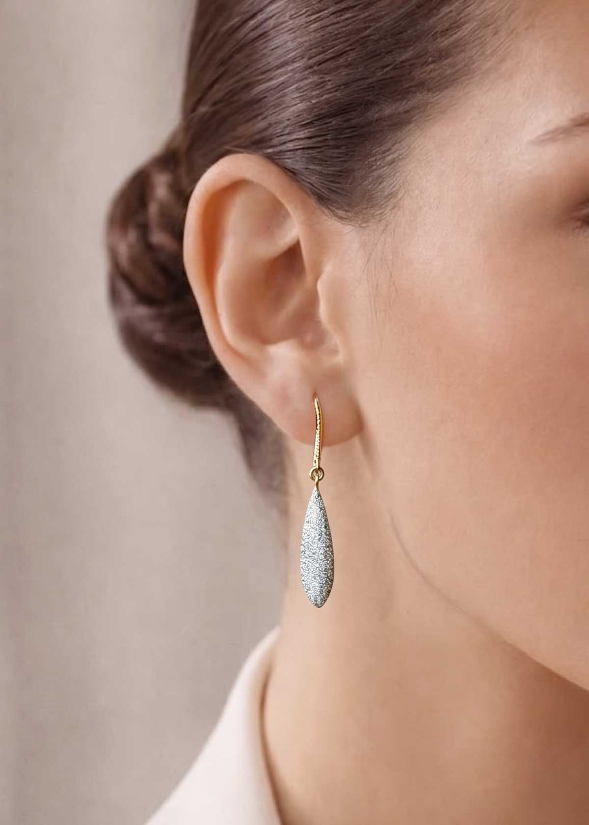 Elegant Teardrop Pavé Cubic Zircon Hook Earrings For Women