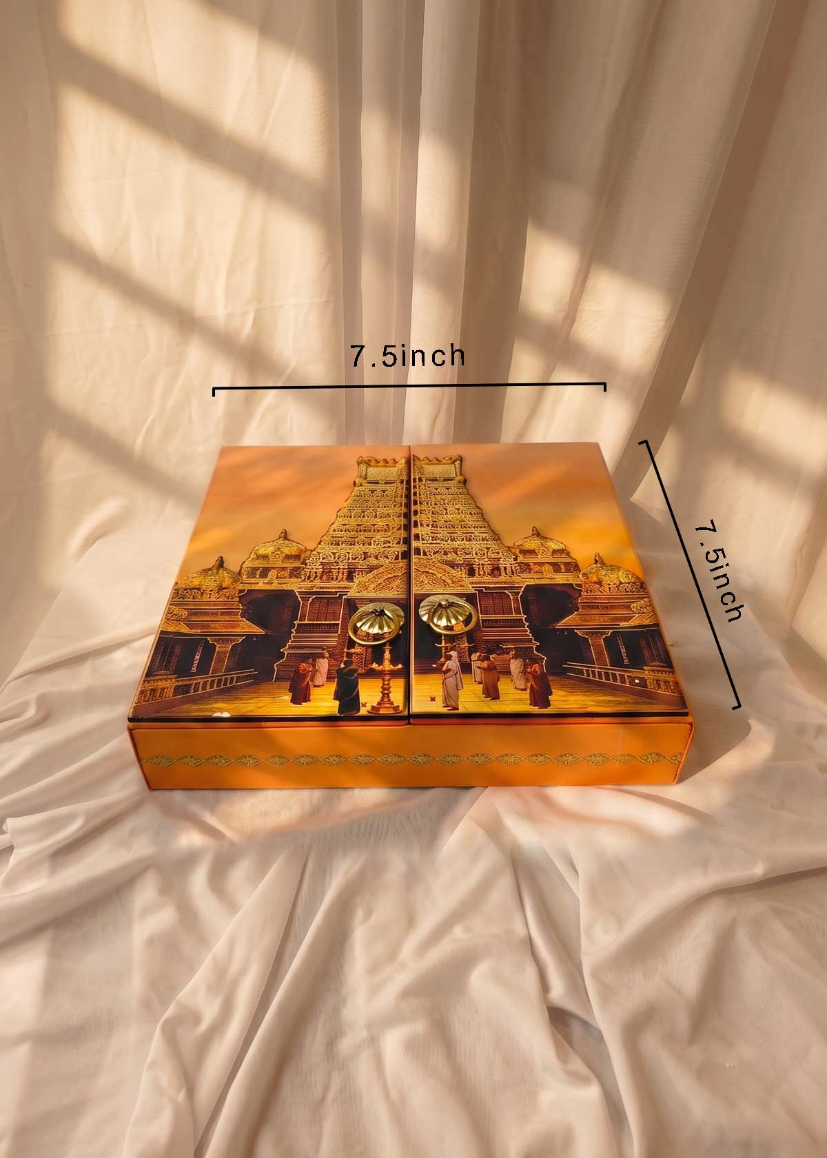 999 Pure Silver Divine Tirupati Balaji Temple Present Gift Box Set