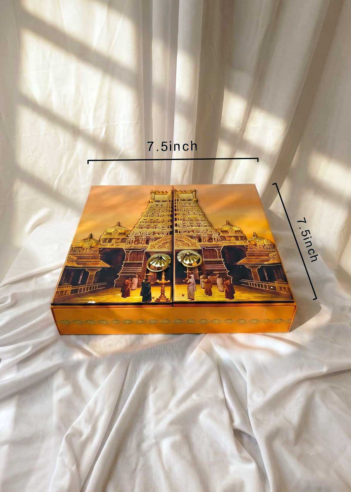999 Pure Silver Divine Tirupati Balaji Temple Present Gift Box Set