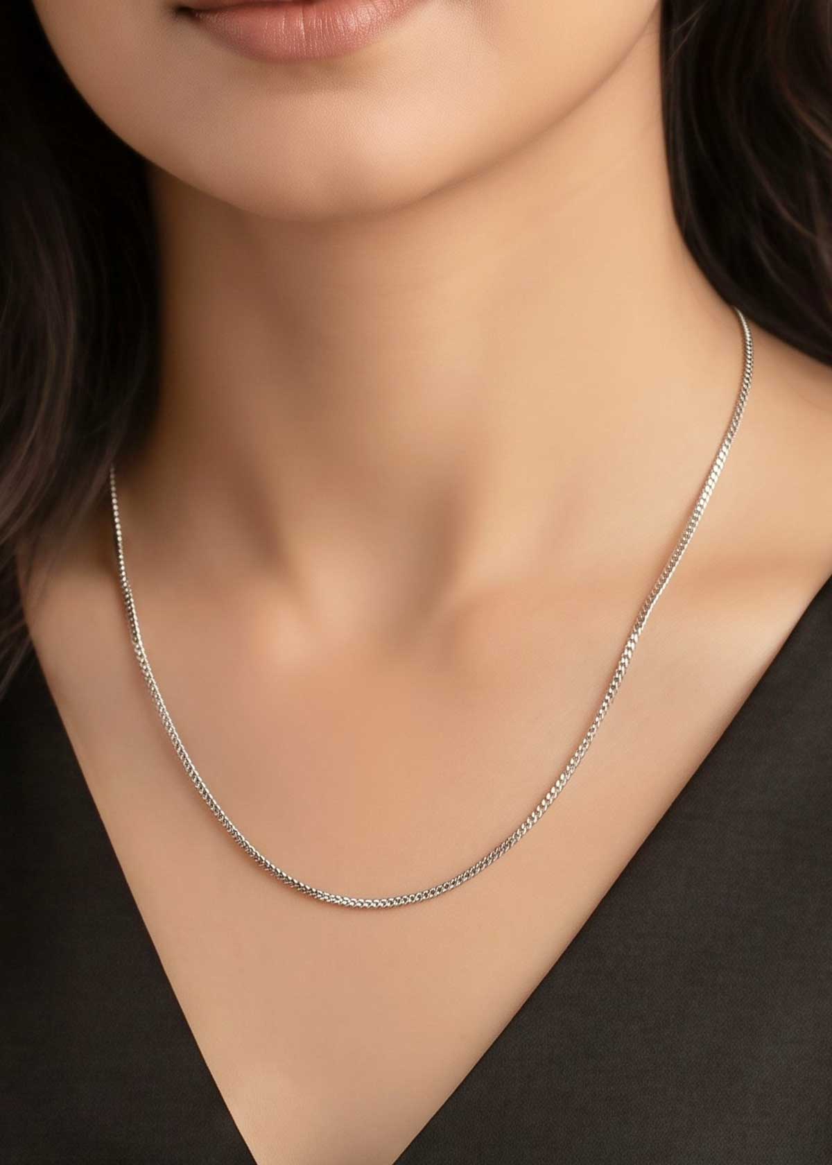 Delicate Flexible Round Snake Chain For Women