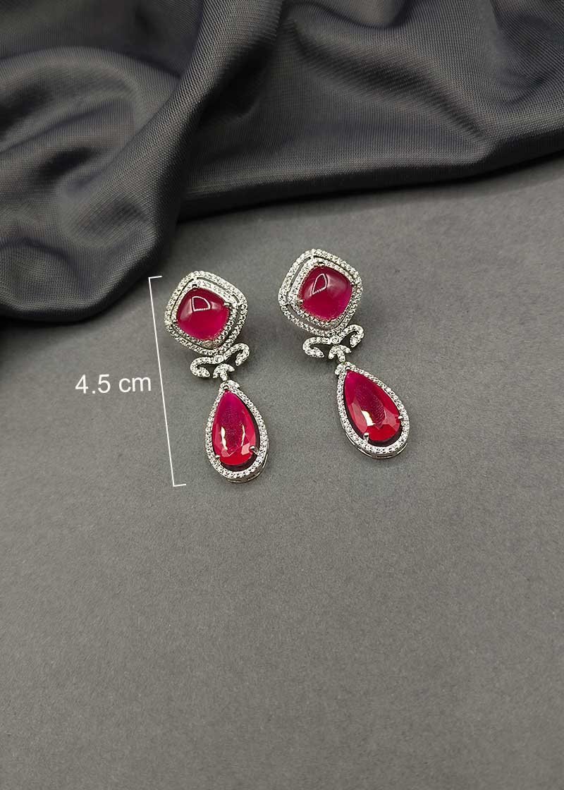 Delicate Colorful Cubic Zircon Designer Necklace Set