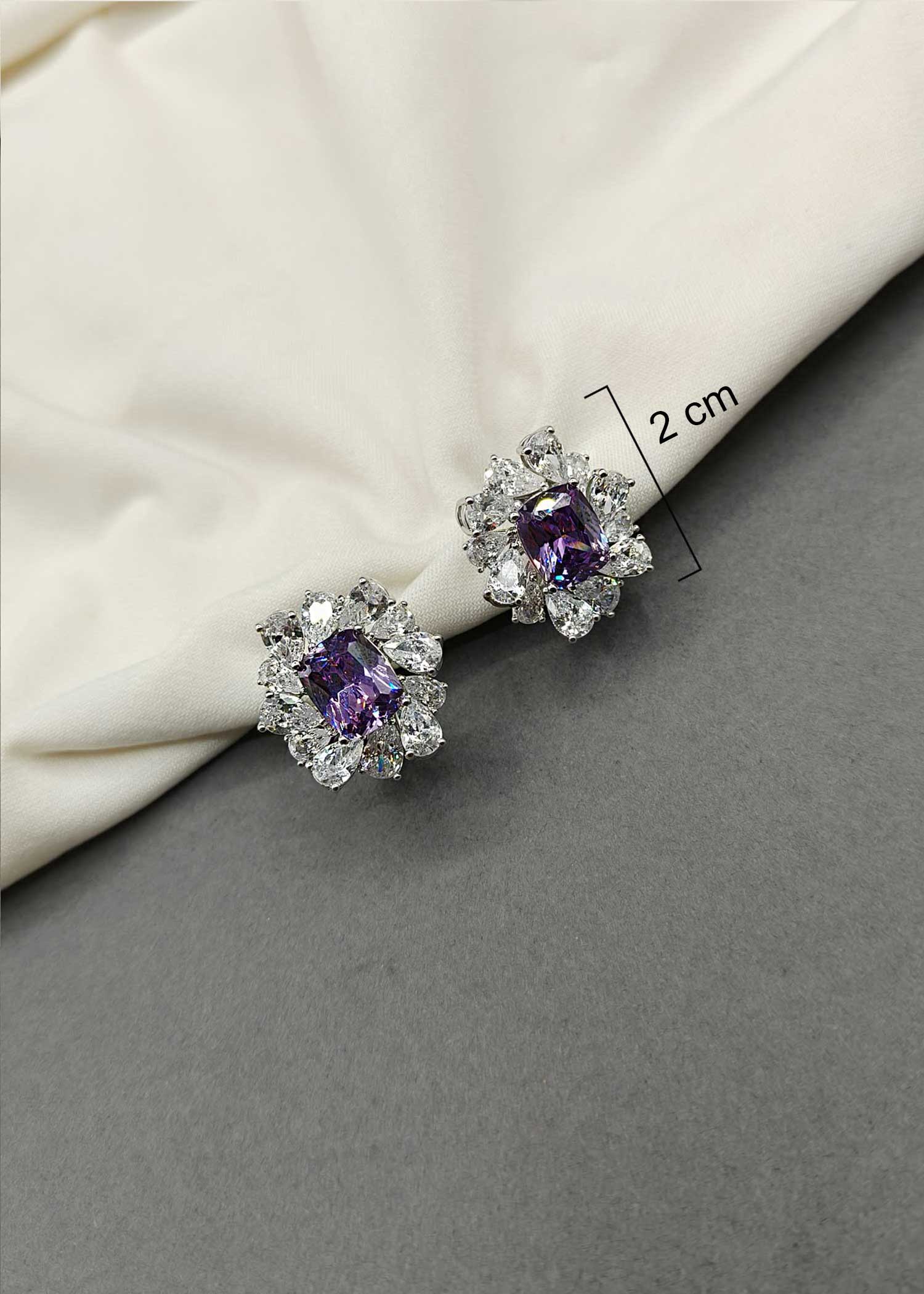 Beautiful Cubic Zircon Small Women Stud Earring